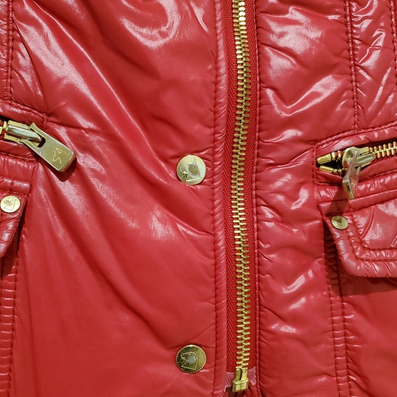 Montecore Removable Hooded Red Jacket Size M - Picture 6 of 10
